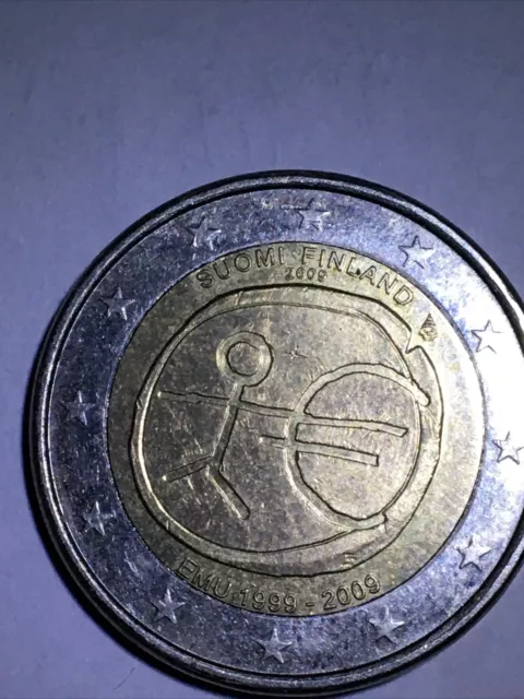 Finnland  2009  2 Euro Münze (Sehr Selten )Strichmännchen