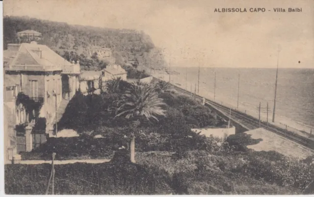 $CT/ ALBISOLA CAPO (Savona) - Villa Balbi - Viaggiata 1925