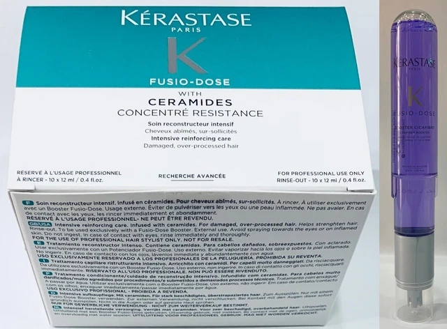 Concentre Resistance 10 X 12ML + Booster Cicafibre 120ML Kerastase