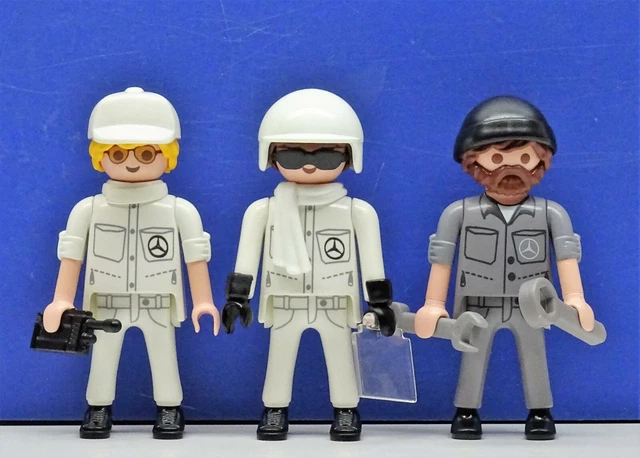 Coursier Équipe Mercedes Playmobil - Compatible Avec La Voiture 300 SL (70922) - Occasion