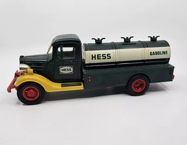 Vintage 1985 Hess Gasoline First Hess Truck Toy Bank With Working Lights