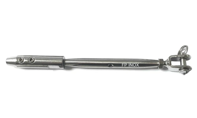 Ridoir Pour Câble de Ø4mm Avec Sertisage Manuel inox A4- 316 Garde Corps Tendeur