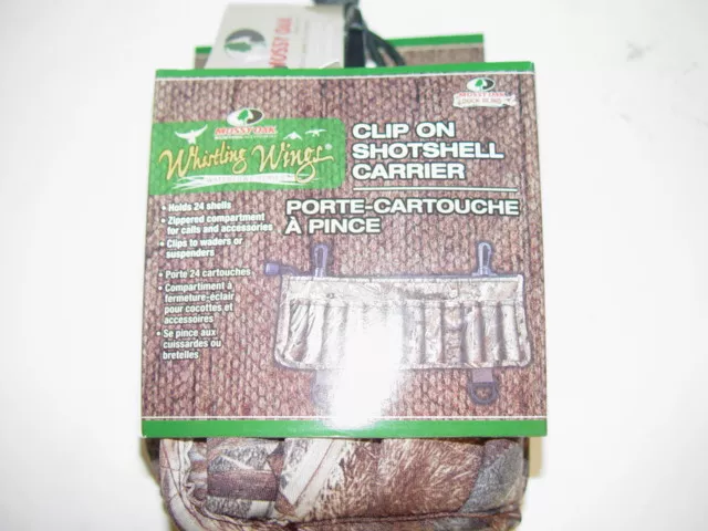 Mossy Oak Clip-On Shotshell Carrier Camouflage Holds 24 Shotshells