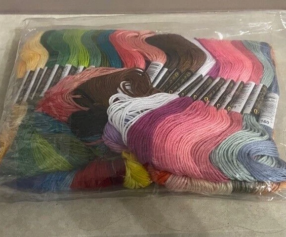 Avenfair 50 x Hilo de Bordado Color Punto de Cruz Piel Hilo Costura NUEVO