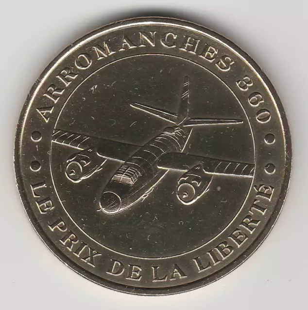 A 2004 Token Medaille Souvenir Mdp -- 14 117 N°2  Arromanches 360 Le Bombardier