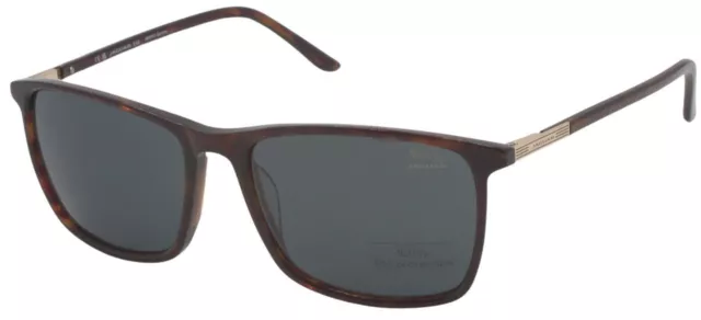 Jaguar Damen Herren Sonnenbrille Mod.37203-8940 56mm havana braun Kunststoff