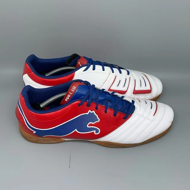 Puma PowerCat 3.12 Red White Indoor‎ Soccer Shoes Men\'s Sz 14 71qpUxCQdKL._AC_UY900_.jpg main image 2