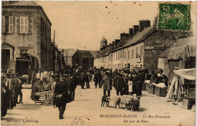 CPA AK BEAUMONT-Hague - La Rue Principale - A Fair Day (633378)