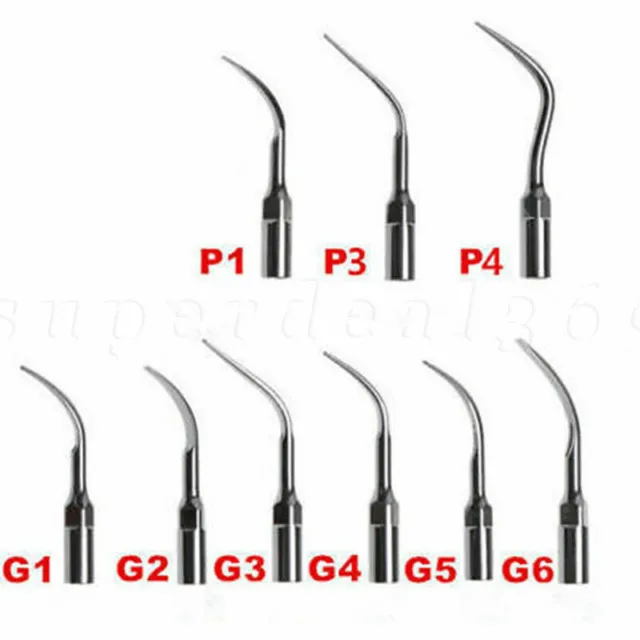 5*dental ultrasonic scaler endo perio tips fit ems woodpecker handpiece ns