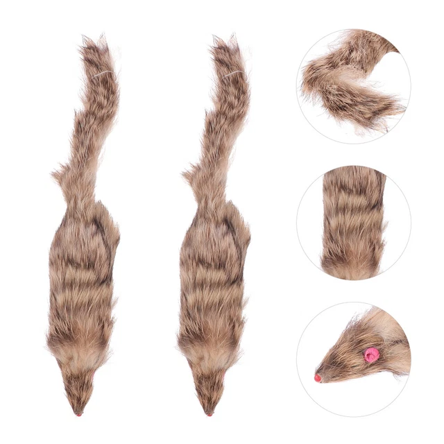 2 Pcs Flanelle Jouet Pour Chat Mobile Animaux De Compagnie Teaser En Peluche