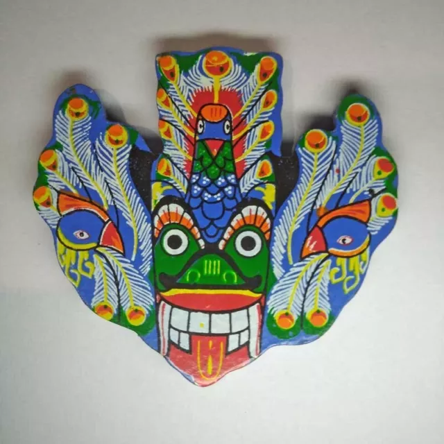 Fridge Refrigerator Magnet Devil Mask Decor Colorful Cute Traditional Note hang