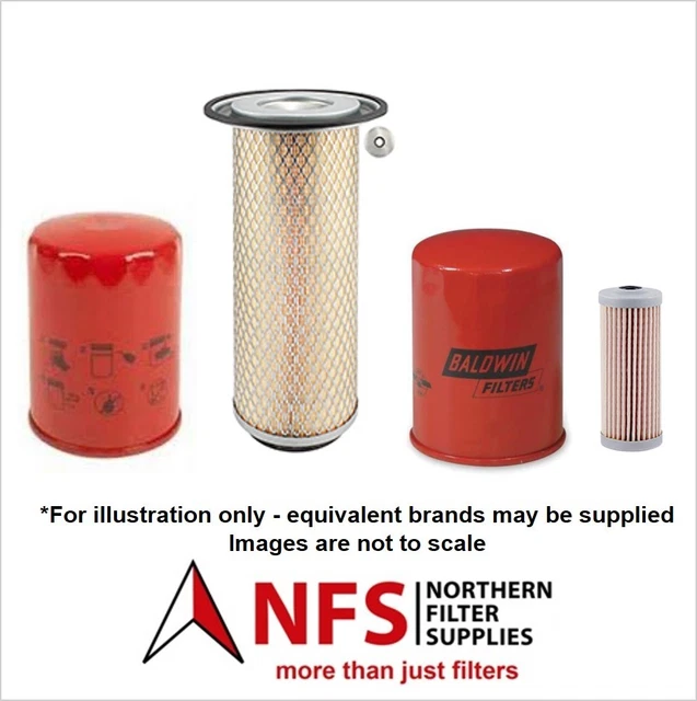 Kit De Filtres NFS Pour Kubota KH41 - Huile, Essence, Hydraulique, Air - Neuf Sous Blister