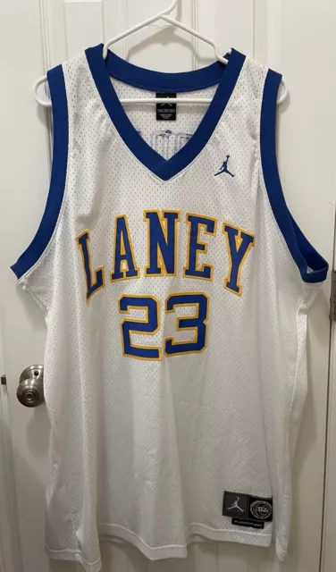 1980 Michael Jordan Laney High School Nike TAG Retro Jersey Size