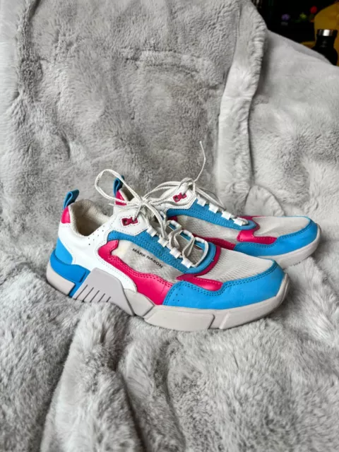 SKECHERS MARK NASON Los Angeles X Pink Blue Trainers Women Size UK 5 RRP 87 30.00 PicClick UK