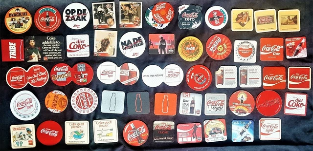 Coca Cola Coaster Coca Cola & Fanta 52 pieces All over the world Belgium Holland
