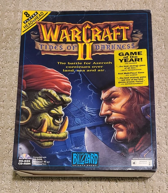 WARCRAFT II 2 TIDES OF DARKNESS COMPLETE IN