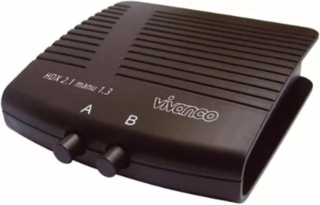 Vivanco manueller 2 auf 1 HDMI Umschalter HDMI 1.3 1080p Full HDTV 25349