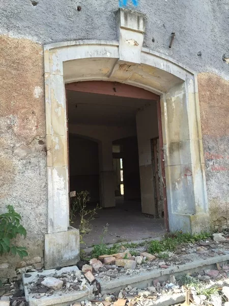 Sandstein Gewände großes 9 teiliges Sandstein  Eingangsportal aus Elbsandstein