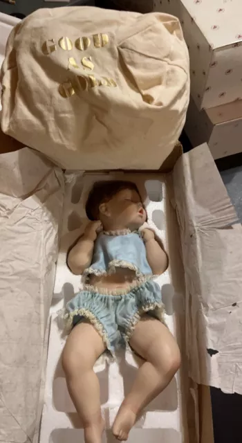 Ashton Drake “Good As Gold” Porcelain Doll Vintage 1997 Titus Tomescu