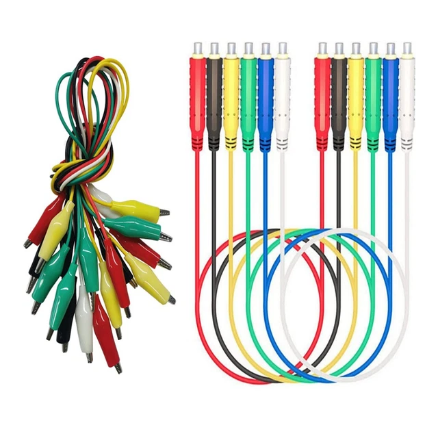 Magnetic Test Leads with Tiny Permanent Magnet Quick and Secure Troubleshooting
