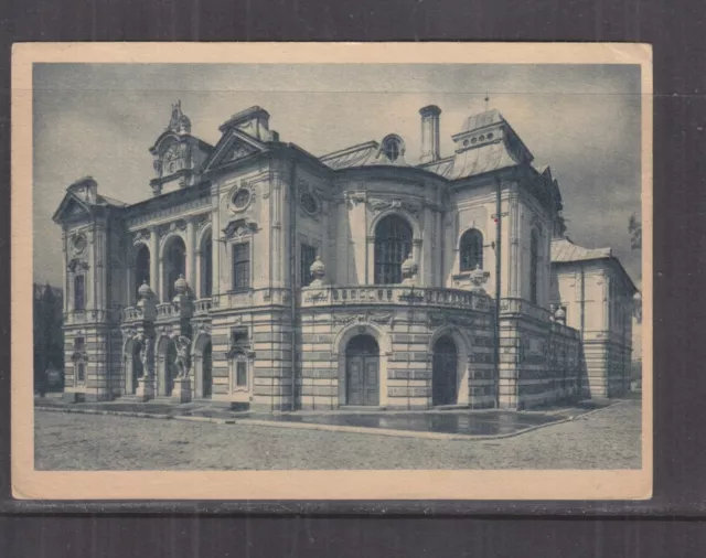 LATVIA, RIGA, THEATRE, c1930 ppc., unused