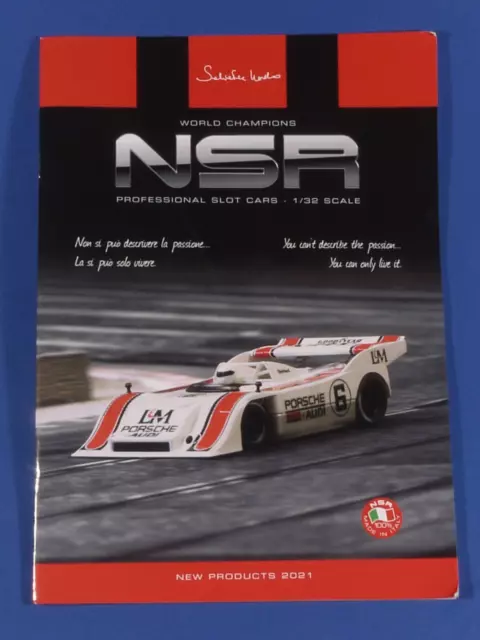 Prl) Porsche Models Kit Products 2021 Nsr Slot Car Catalogo Brochure Depliant