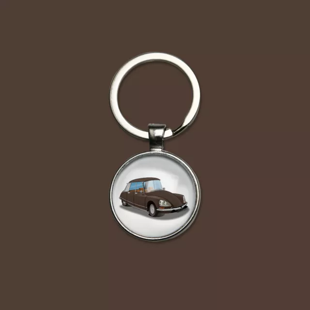 Porte-clés Citroën DS et ID depuis 1968, en étain