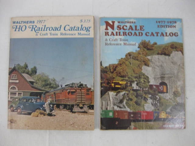 Vintage Train / Railroad Memorabilia Walthers HO and N scale catalogues 1977