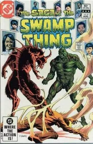 The Saga Of The Swamp Thing # 4 - DC Comics - 1982 genuine scan