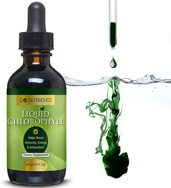 LIQUID CHLOROPHYLL Sodium Copper Chlorophyllin Supplement Energy 60
