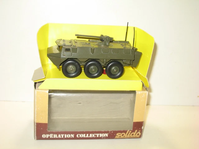 Solido 1/50 - VAB 6x6 T20 Armée Française - Modèle Réduit Neuf (Blindé Vert)