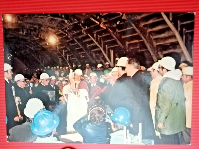 Paolo VI visita galleria S.Oreste a Natale 1972 lavori Direttissima Roma Firenze