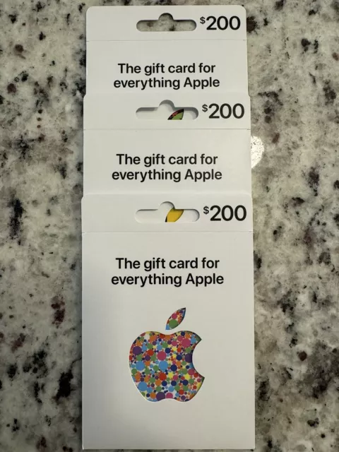 Apple iTunes Gift Card NO VALUE Rechargable $15-$500 (IL/RT6-S36