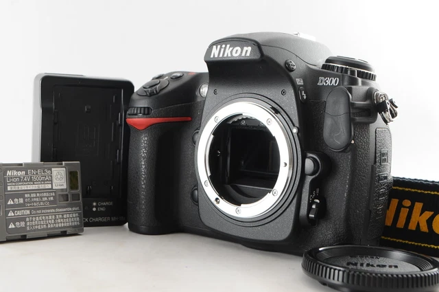 [Near Mint] Nikon D300 12.3MP Digital SLR Camera Black Body 967clicks #0715A