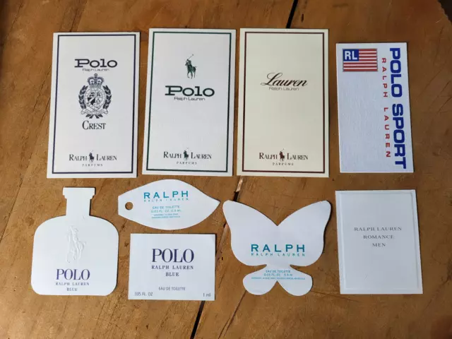 Lot de 9 cartes Ralph Lauren