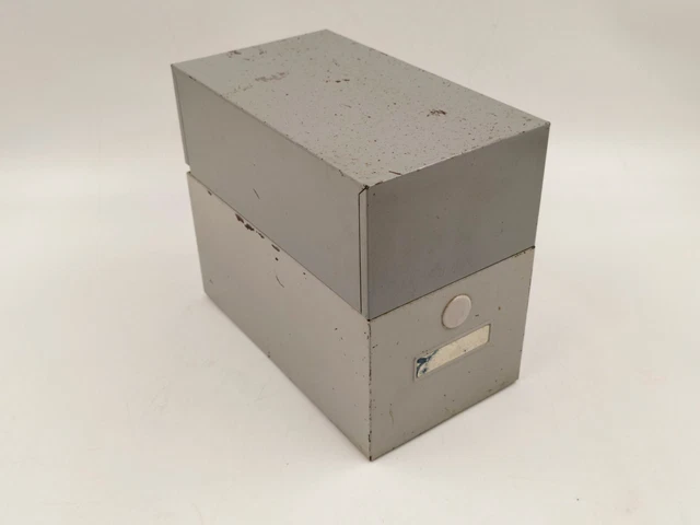 Ancienne Boîte En Papier Bouilli (mâché) - Objet Vintage Français