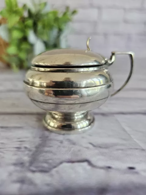 Vintage / Antique Solid Silver Pot with a Lid - weights approx. 58g / hallmarked