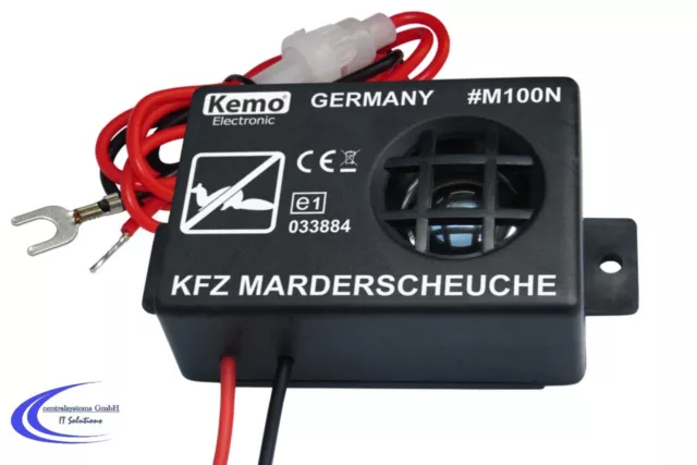 Auto Ultraschall Marderscheuche Marderschreck KFZ Marderschu Kemo M100N KFZ 12V