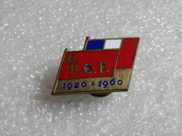 Communist Party of France PCF 1920-1960 Enamel Badge pin