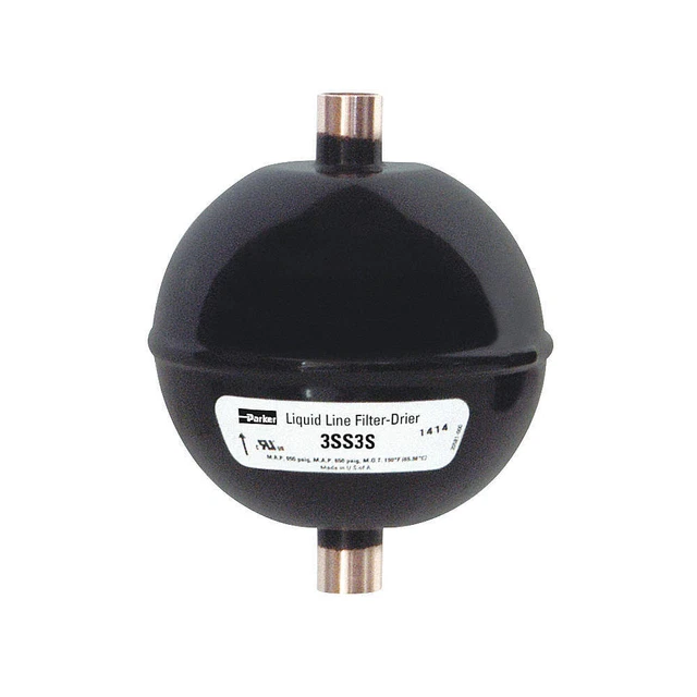 PARKER 3SS3S Liquid Line Filter Dryer,Copper,1 Core