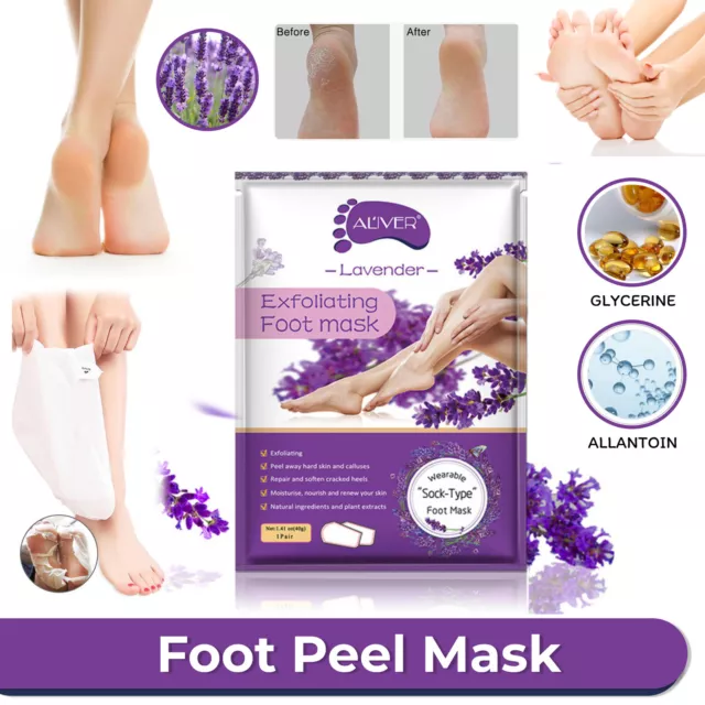 Exfoliating Foot Peel MASK Soft Feet Milky Hard Dead Skin Remove Smooth Socks