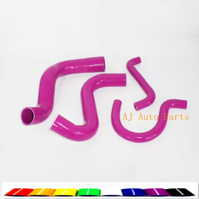 For Ford Falcon EA EB 6CYL1991-1993 Purple Radiator Silicone Coolant Kit Hoses