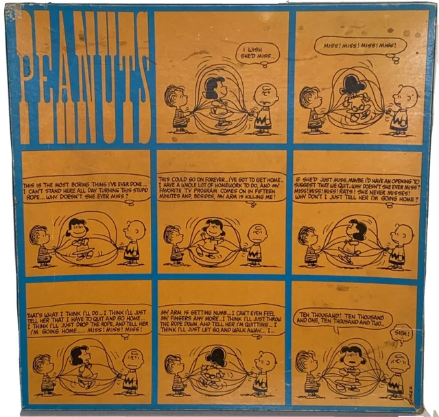VINTAGE 1000 PIECE Peanuts Comic Strip Giant Family Jigsaw Puzzle £80. ...