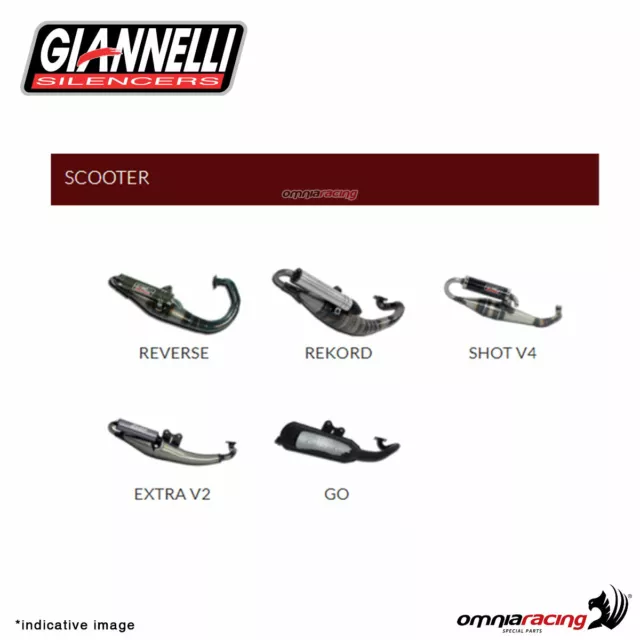 Auspuff Giannelli fur MBK Booster 50R 1992/2006 Reverse genehmigt 2