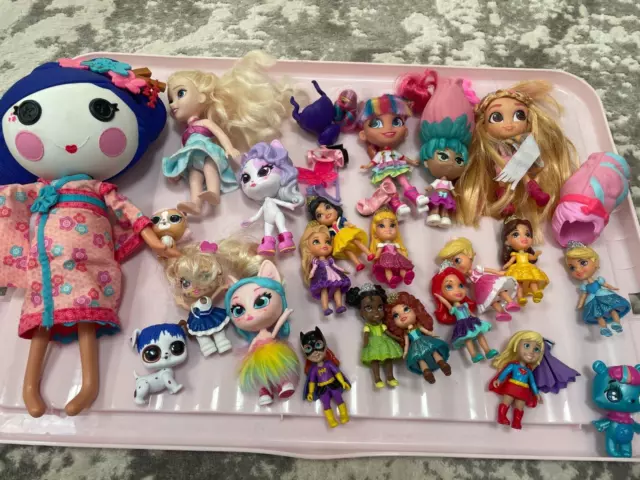 Doll Bundle mixed girls dolls la la loopsy disney toddlers lps purr figures etc