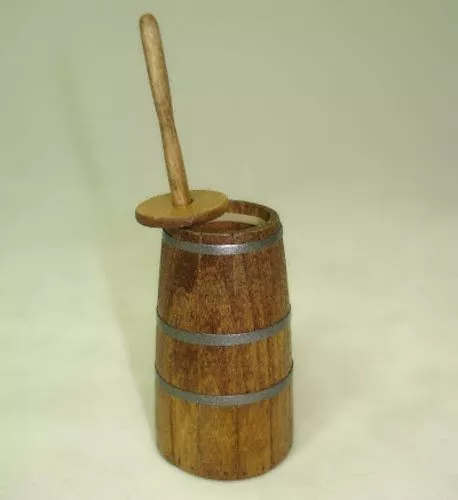 Dollhouse Working Wood Butter Churn Sir Thomas Thumb Artisan 1:12 Miniature Dollhouse Working Wood Butter Churn Sir Thomas Thumb Artisan 1:12 Miniature