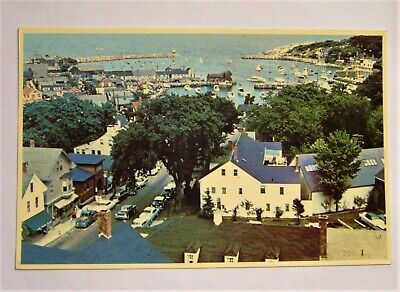 CAPE ANN Massachusetts Rockport Harbor MA Mass. Vintage POSTCARD