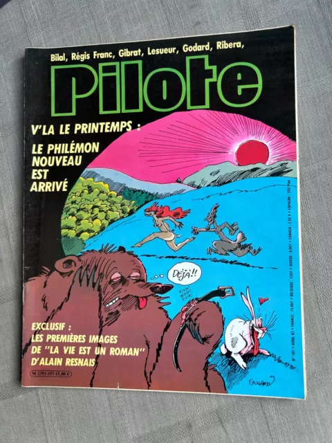 Pilote Mensuel N°107 Avril 1983 En Très Bon État