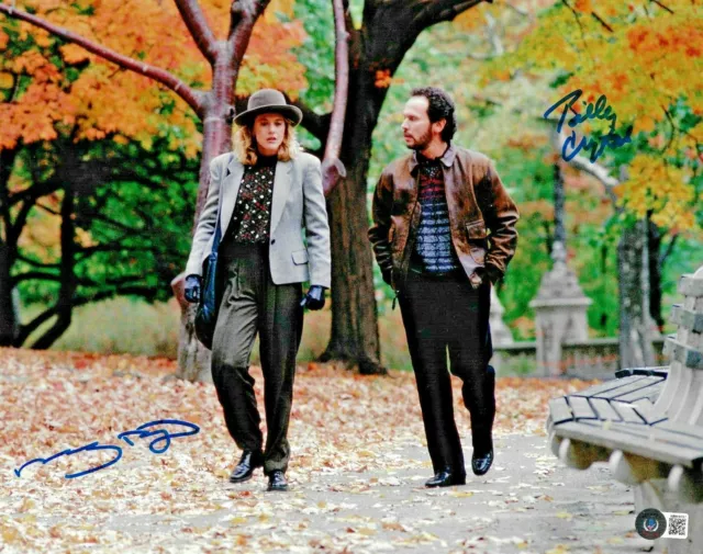 Billy Crystal Meg Ryan Signed 11x14 When Harry Met Sally Photo Beckett Witness