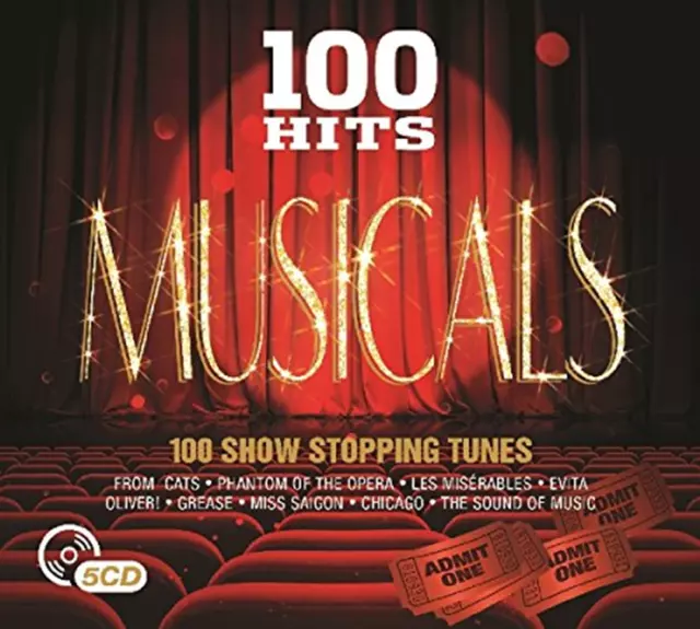 Various Artists - 100 Hits - Musicals CD (2016) Audio Quality Guaranteed